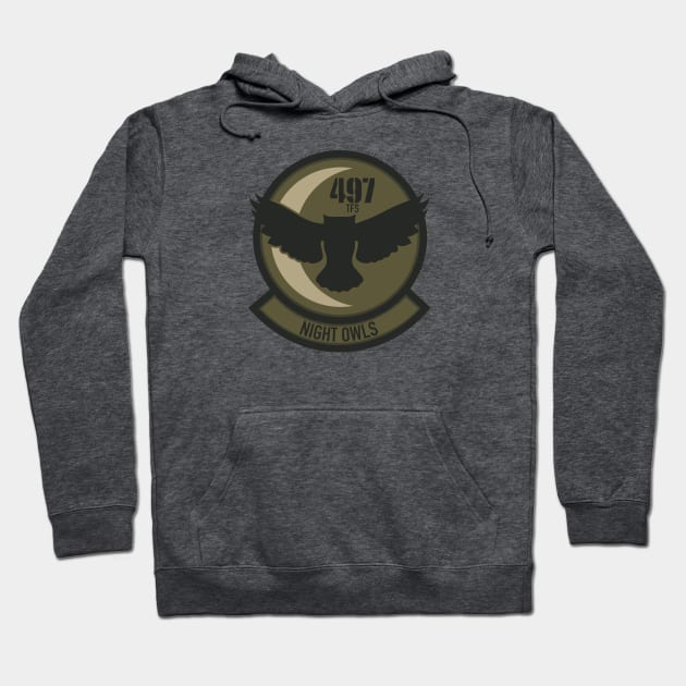 497th Tactical Fighter Squadron Hoodie by Firemission45